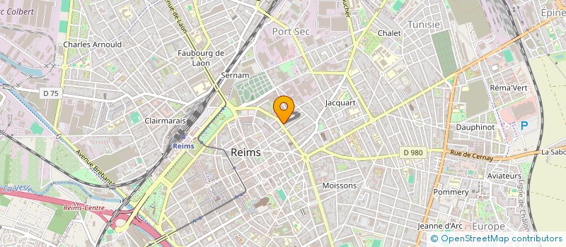 localisation de l'entreprise MADAME FRANCOISE CANTIN  REIMS