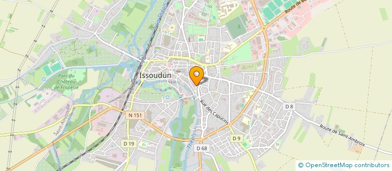 localisation de l'entreprise MADAME FRANCOISE CANTIN à ISSOUDUN