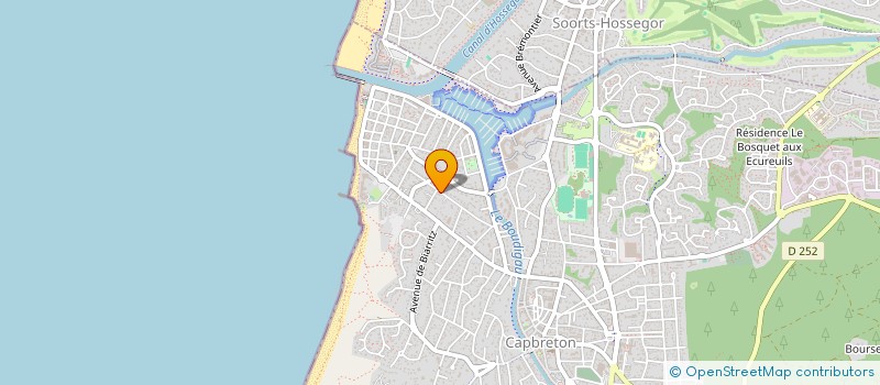 localisation de l'entreprise MADAME FRANCOISE CAPBLANCQ  CAPBRETON