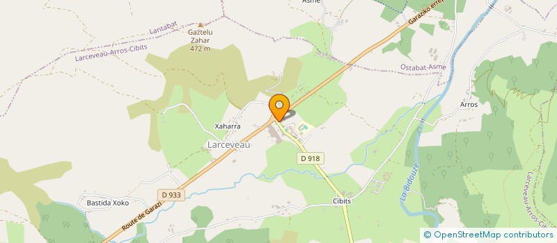 localisation de l'entreprise MADAME FRANCOISE CAPLANNE  LARCEVEAU-ARROS-CIBITS