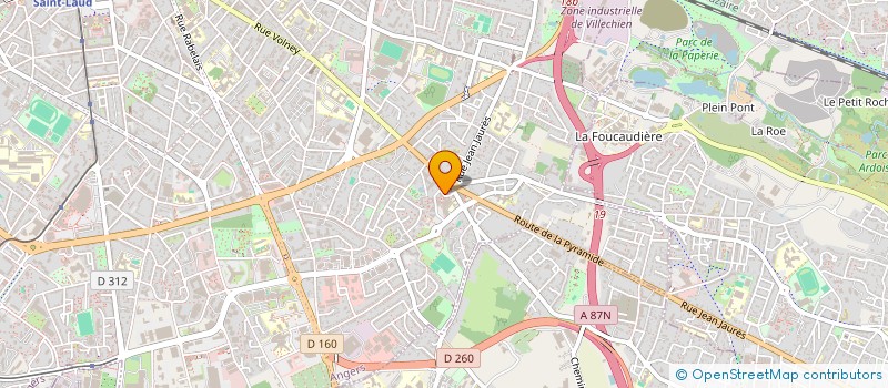 localisation de l'entreprise MADAME FRANCOISE CAPUS BAUDOUIN à ANGERS