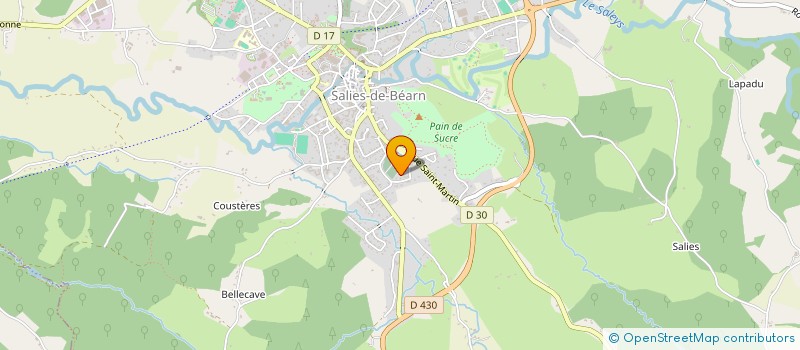 localisation de l'entreprise MADAME FRANCOISE CARADEC à SALIES-DE-BEARN