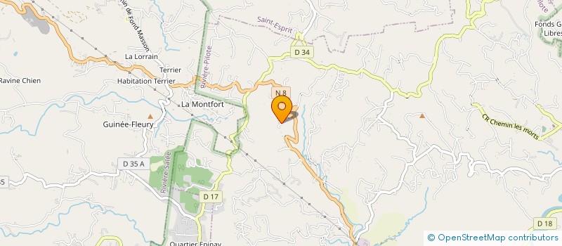 localisation de l'entreprise MADAME FRANCOISE CARATTI  RIVIERE-PILOTE