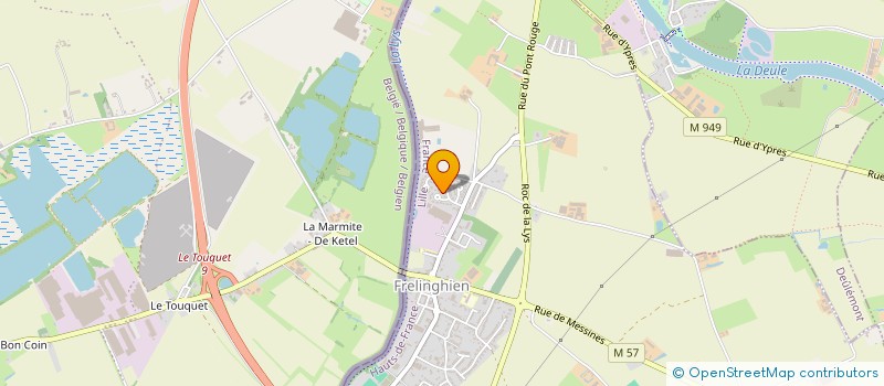 localisation de l'entreprise MADAME FRANCOISE CARLIER à FRELINGHIEN
