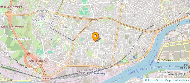 localisation de l'entreprise MADAME FRANCOISE CARON à NANTES