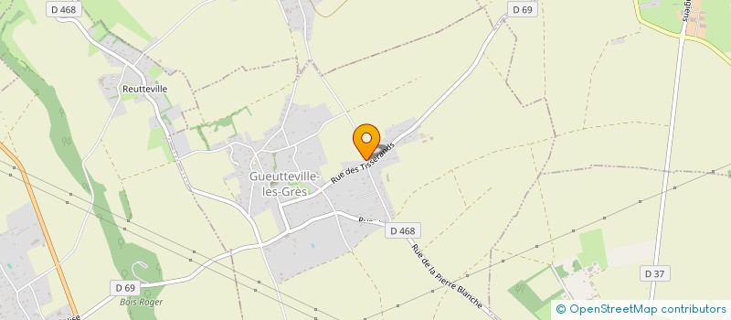 localisation de l'entreprise MADAME FRANCOISE CARPENTIER à GUEUTTEVILLE-LES-GRES
