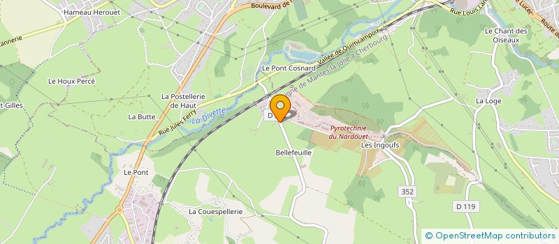 localisation de l'entreprise MADAME FRANCOISE CARRE  MARTINVAST