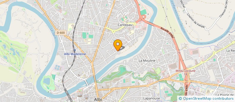 localisation de l'entreprise MADAME FRANCOISE CARRIERE à ALBI