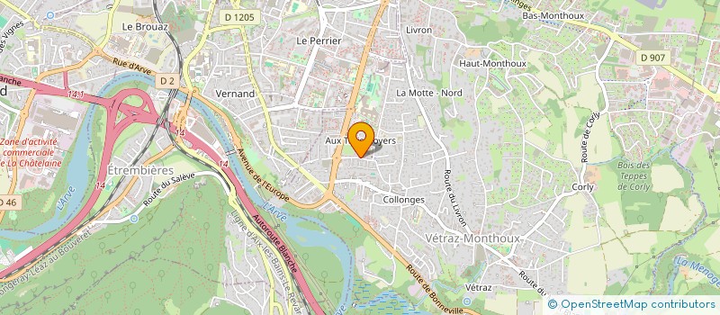 localisation de l'entreprise MADAME FRANCOISE CARTEGNIE  VETRAZ-MONTHOUX