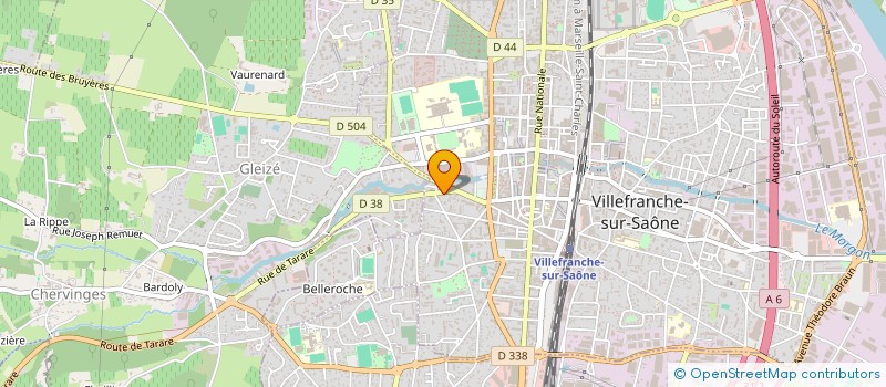 localisation de l'entreprise MADAME FRANCOISE CASILE à VILLEFRANCHE-SUR-SAONE