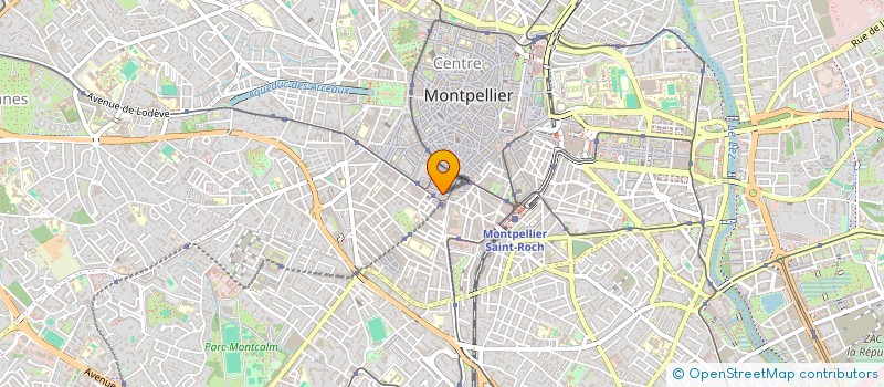 localisation de l'entreprise MADAME FRANCOISE CASTEL à MONTPELLIER