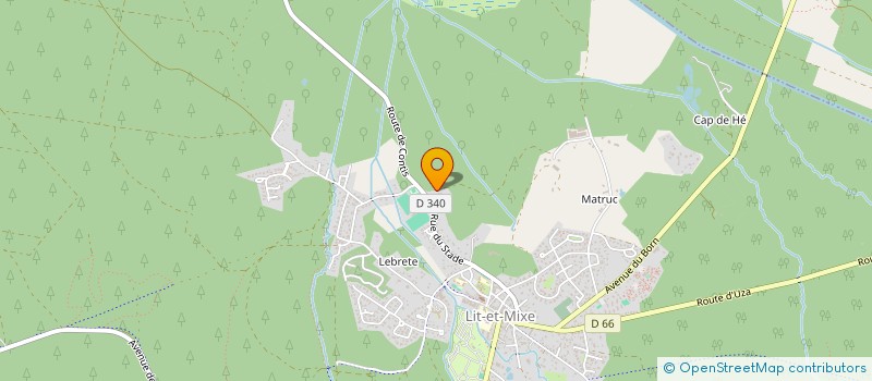 localisation de l'entreprise MADAME FRANCOISE CASTETS  LIT ET MIXE