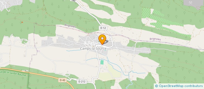 localisation de l'entreprise MADAME FRANCOISE CASTINEL à CAMPS-LA-SOURCE