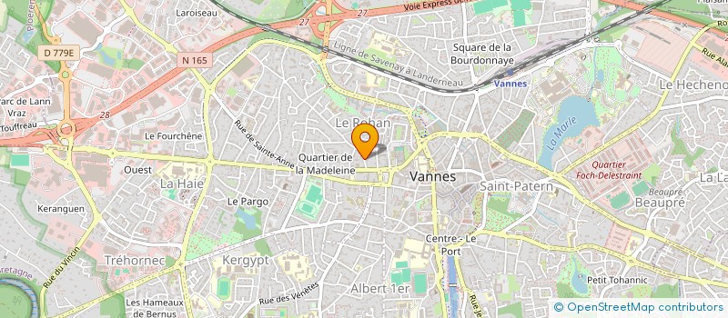 localisation de l'entreprise MADAME FRANCOISE CAUBERT à VANNES