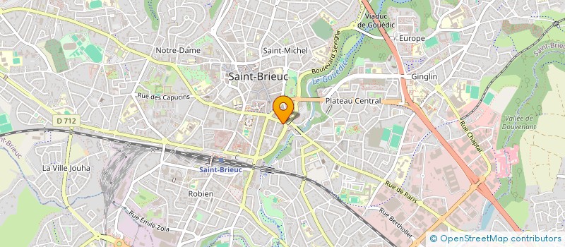localisation de l'entreprise MADAME FRANCOISE CAUDAL à SAINT-BRIEUC