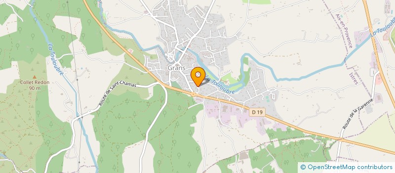 localisation de l'entreprise MADAME FRANCOISE CAVALLI  GRANS
