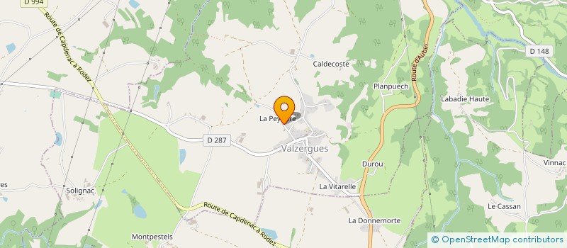 localisation de l'entreprise MADAME FRANCOISE CAYLA à VALZERGUES