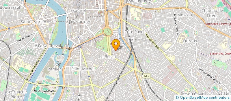 localisation de l'entreprise MADAME FRANCOISE CEBEILLAC à TOULOUSE