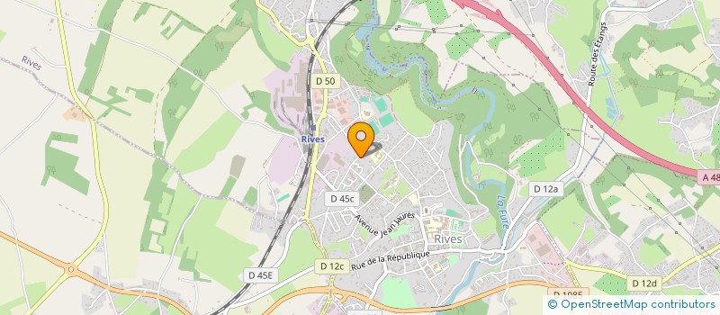 localisation de l'entreprise MADAME FRANCOISE CECCATO  RIVES