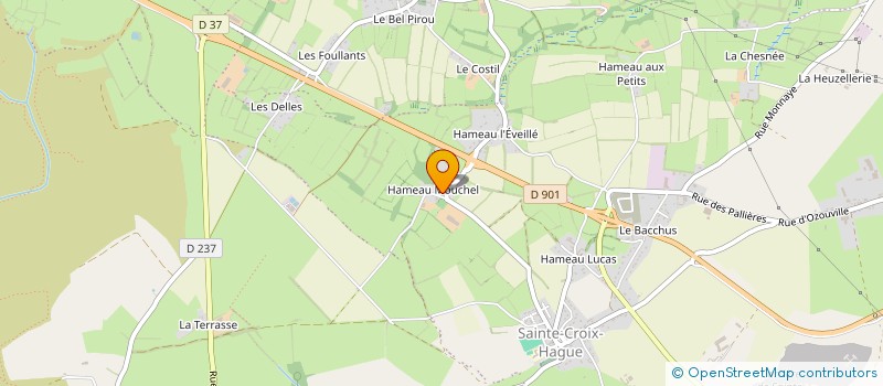 localisation de l'entreprise MADAME FRANCOISE CENDRIER  LA HAGUE