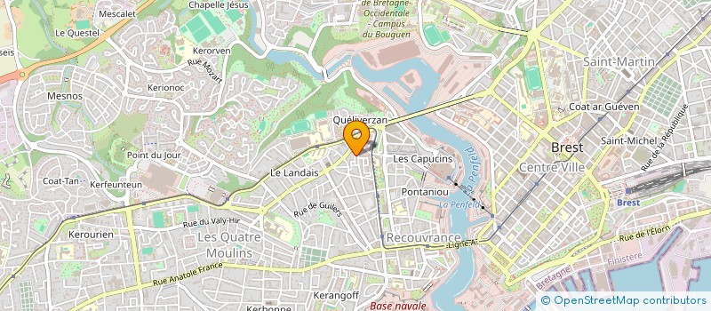 localisation de l'entreprise MADAME FRANCOISE CESSOU à BREST