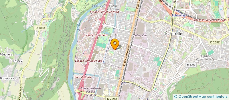 localisation de l'entreprise MADAME FRANCOISE CHABANIS à ECHIROLLES