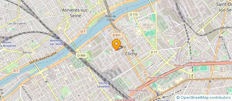 localisation de l'entreprise MADAME FRANCOISE CHABOT à CLICHY