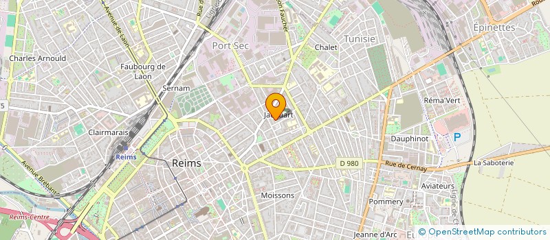 localisation de l'entreprise MADAME FRANCOISE CHADENAS  REIMS