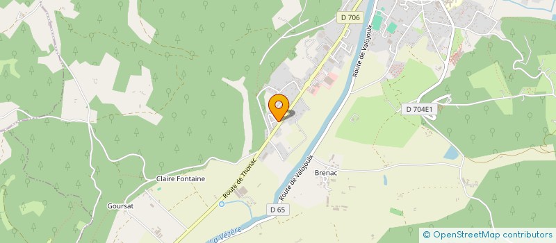 localisation de l'entreprise MADAME FRANCOISE CHAIGNON à MONTIGNAC-LASCAUX
