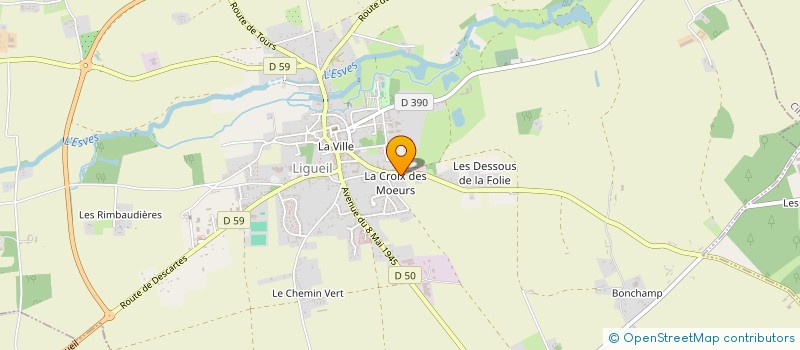 localisation de l'entreprise MADAME FRANCOISE CHAIX  LIGUEIL