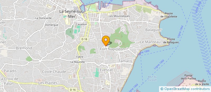 localisation de l'entreprise MADAME FRANCOISE CHALEAT à LA SEYNE-SUR-MER