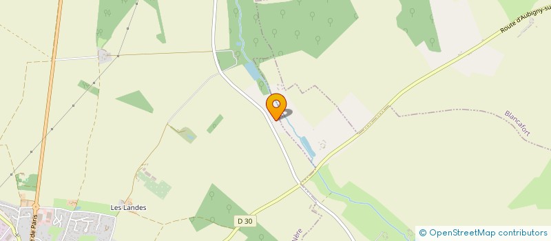 localisation de l'entreprise MADAME FRANCOISE CHAMAILLARD  AUBIGNY-SUR-NERE