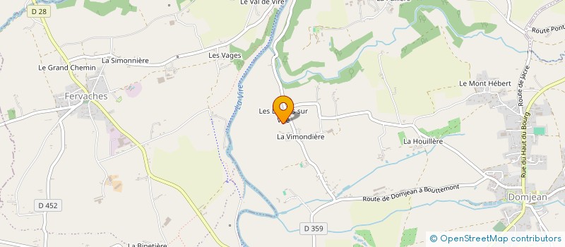 localisation de l'entreprise MADAME FRANCOISE CHANU  DOMJEAN