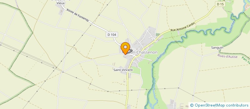 localisation de l'entreprise MADAME FRANCOISE CHARNOLE  XANTON-CHASSENON