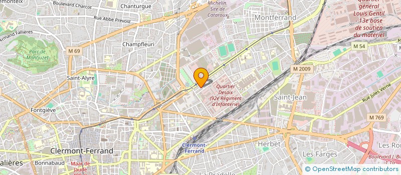 localisation de l'entreprise MADAME FRANCOISE CHATONNIER à CLERMONT-FERRAND