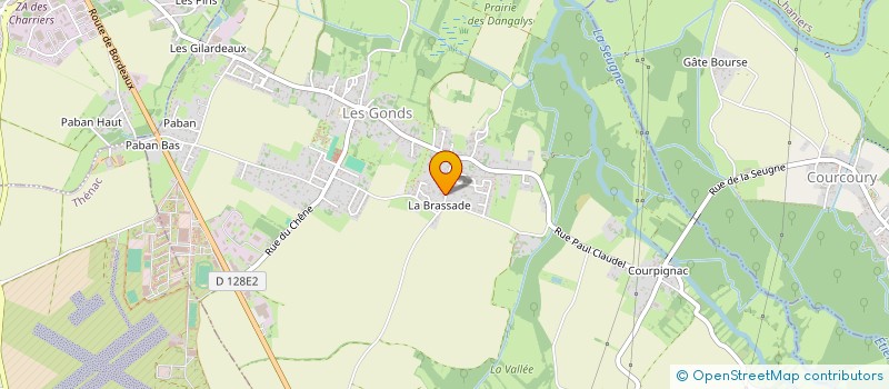 localisation de l'entreprise MADAME FRANCOISE CHAUME  LES GONDS