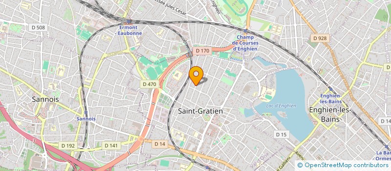 localisation de l'entreprise MADAME FRANCOISE CHAUSSE  SAINT-GRATIEN