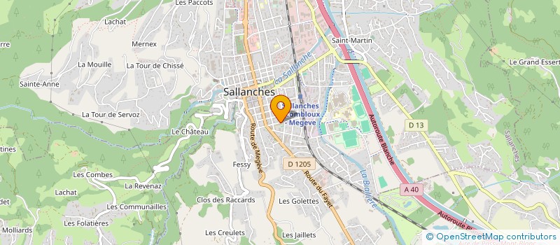 localisation de l'entreprise MADAME FRANCOISE CHECA à SALLANCHES