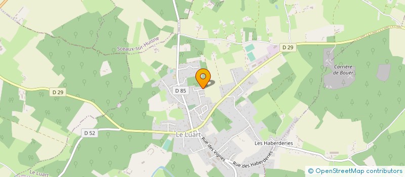 localisation de l'entreprise MADAME FRANCOISE CHED HOMME  LE LUART