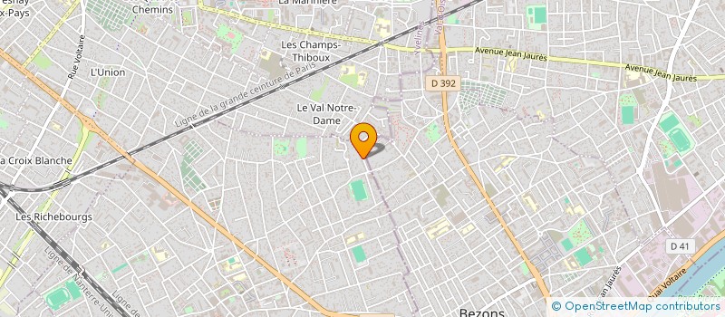 localisation de l'entreprise MADAME FRANCOISE CHENON  HOUILLES