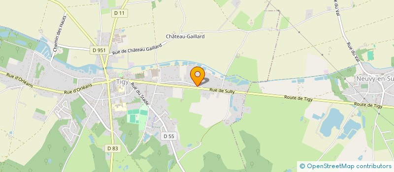 localisation de l'entreprise MADAME FRANCOISE CHERREAU à TIGY