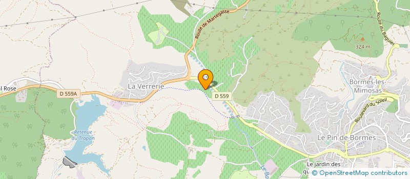 localisation de l'entreprise MADAME FRANCOISE CHIF à BORMES-LES-MIMOSAS