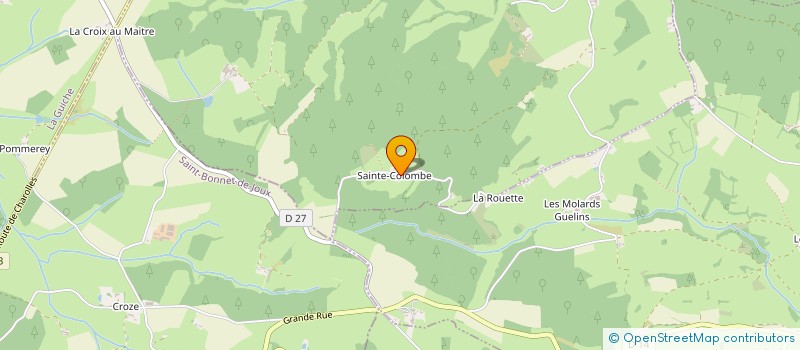 localisation de l'entreprise MADAME FRANCOISE CHIROL  SAINT-MARTIN-DE-SALENCEY