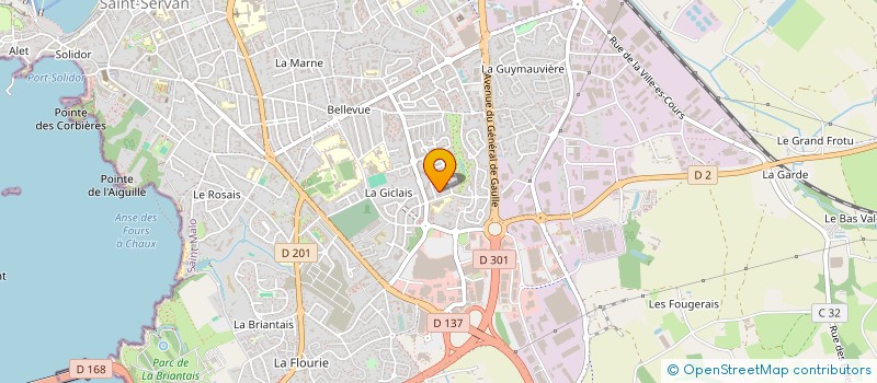 localisation de l'entreprise MADAME FRANCOISE CHIVERT à SAINT-MALO