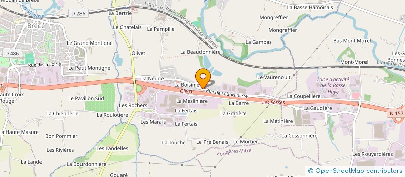 localisation de l'entreprise MADAME FRANCOISE CHOUESNE  SERVON-SUR-VILAINE