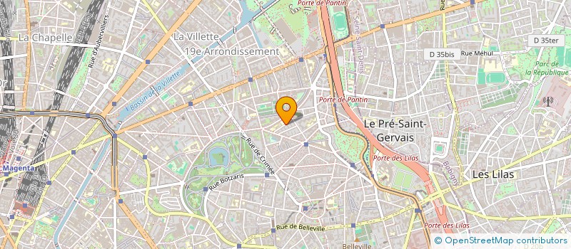 localisation de l'entreprise MADAME FRANCOISE CHRISTOPHE  PARIS