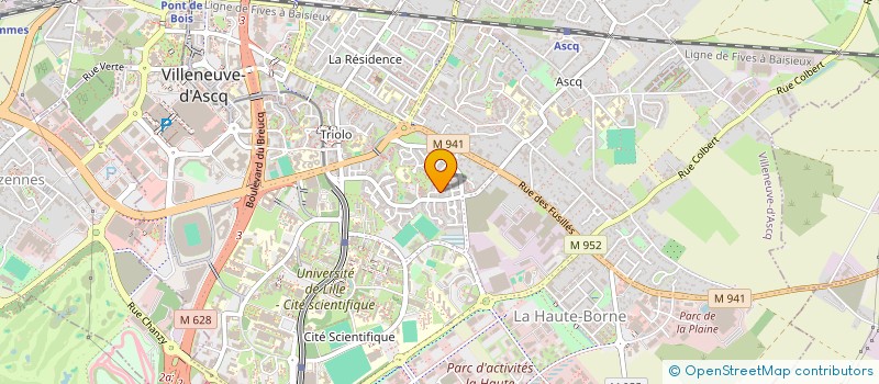 localisation de l'entreprise MADAME FRANCOISE CHU  VILLENEUVE-D'ASCQ