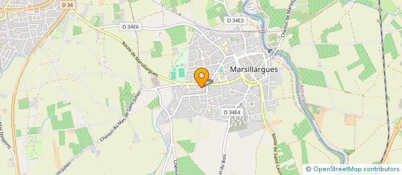 localisation de l'entreprise MADAME FRANCOISE CHUINE à MARSILLARGUES