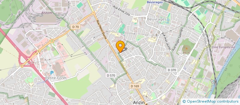 localisation de l'entreprise MADAME FRANCOISE CIESLINSKI à ANZIN