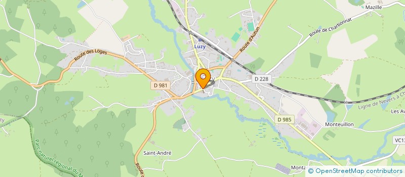 localisation de l'entreprise MADAME FRANCOISE CLAUSTRES à LUZY
